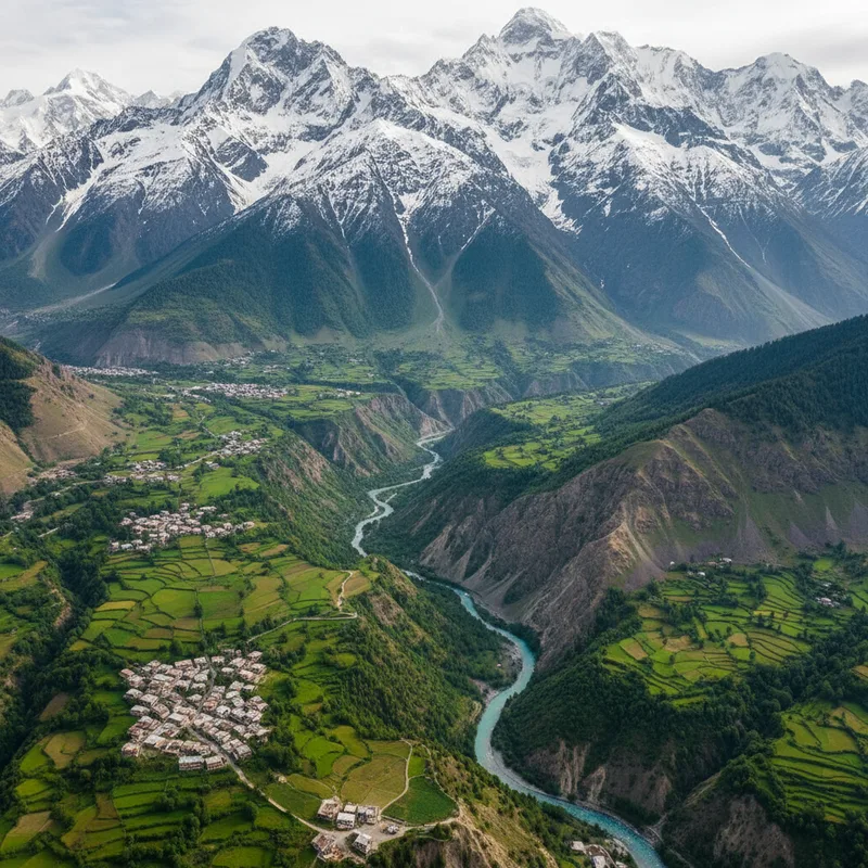 Carte du Cachemire : géographie, frontières et régions clés